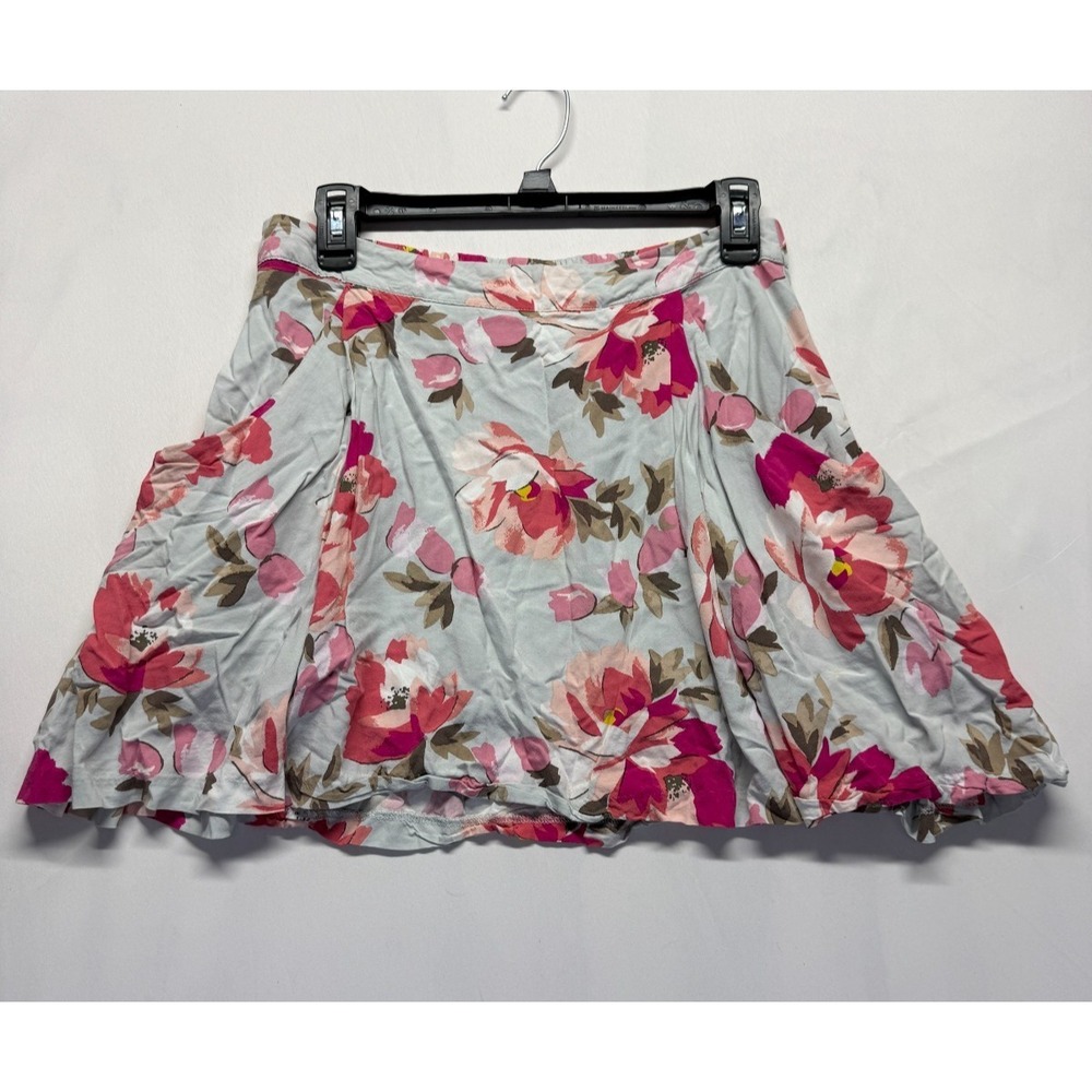 Old Navy Mini Skirt Skort Womens‎ Petite Small Multicolor Floral Print Pleated